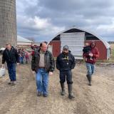 Congressman Langworthy on a dairy farm in Erie County, NY
