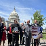 Congressman Langworthy speaks at Press Conference with ALPA, Congressman Higgins and Families of Flight 3407