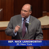 Langworthy speaking on house floor