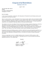 Letter to Speaker Mike Johnson RE DHS Funding